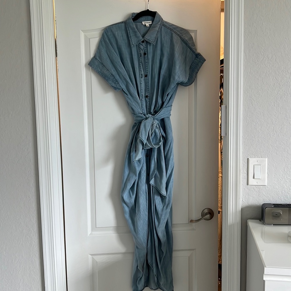 Maxi denim dress